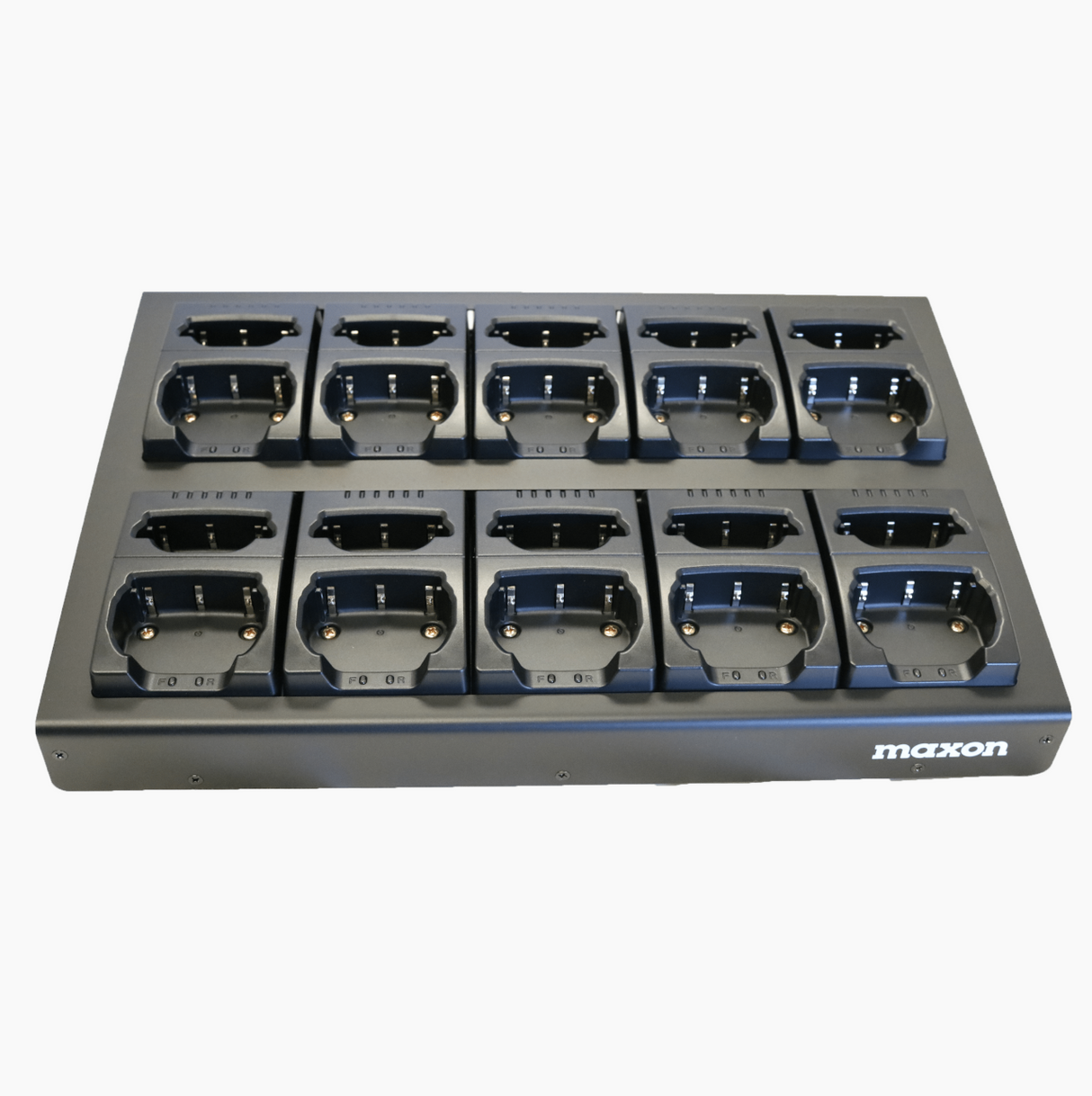 Maxon MA-0620 Gang Charger – 10-Unit Dock for MDP-6000 Radios