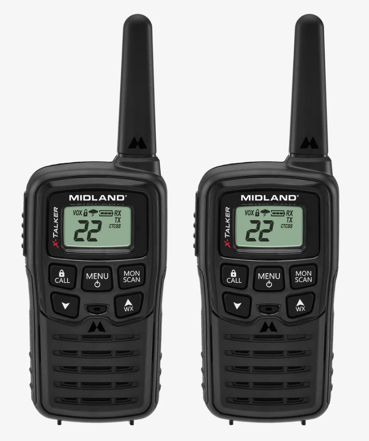 Low wattage midland radios with screens